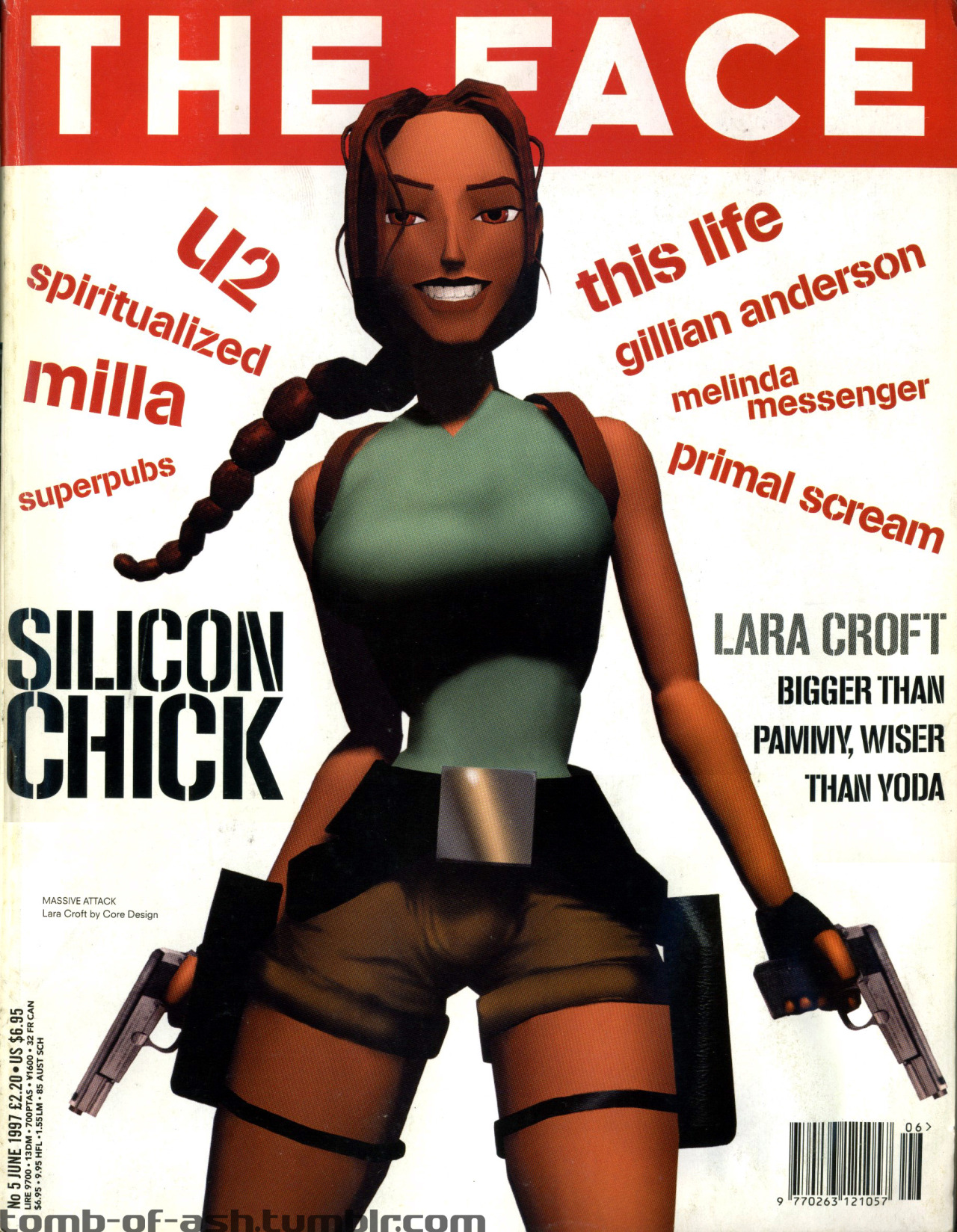 Tomb of Ash On the cover of The Face magazine in 1997.